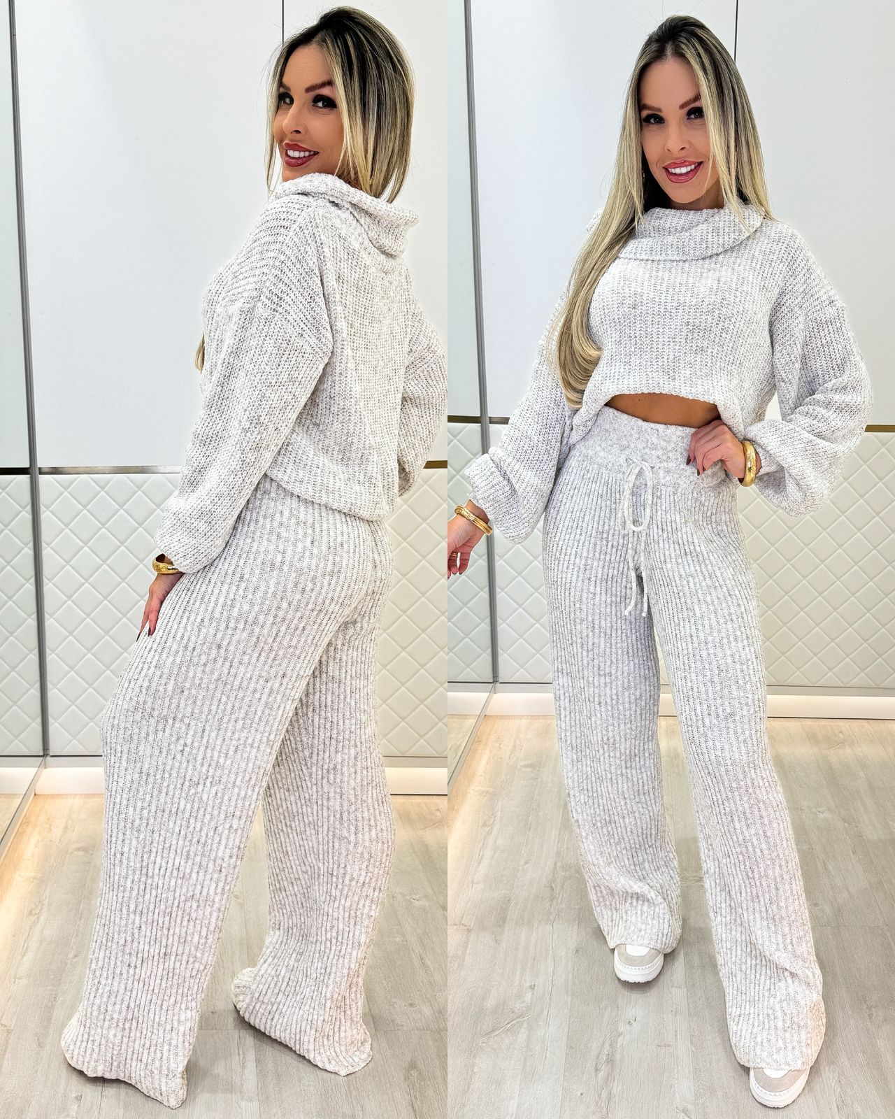 Conjunto de Tejido de Punto Londres